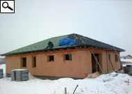 Novostavba rodinného domu v obci JANOVÁ - hrubá stavba