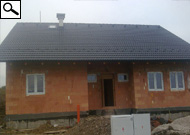 Novostavba rodinného domu v obci KUNČIČKY U BAŠKY - hrubá stavba